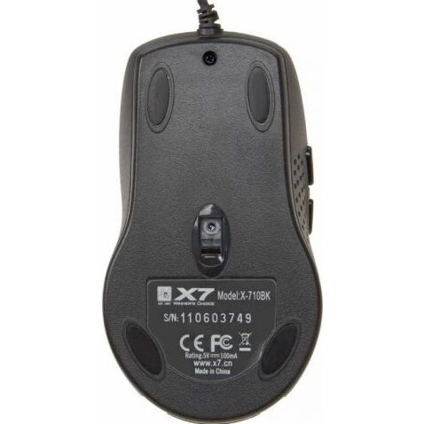 Мышь + коврик A4Tech X-7120 Black — изображение 6