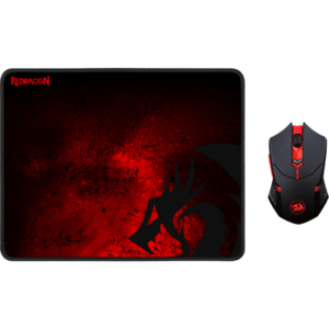 Мышь + коврик Redragon M601WL-BA