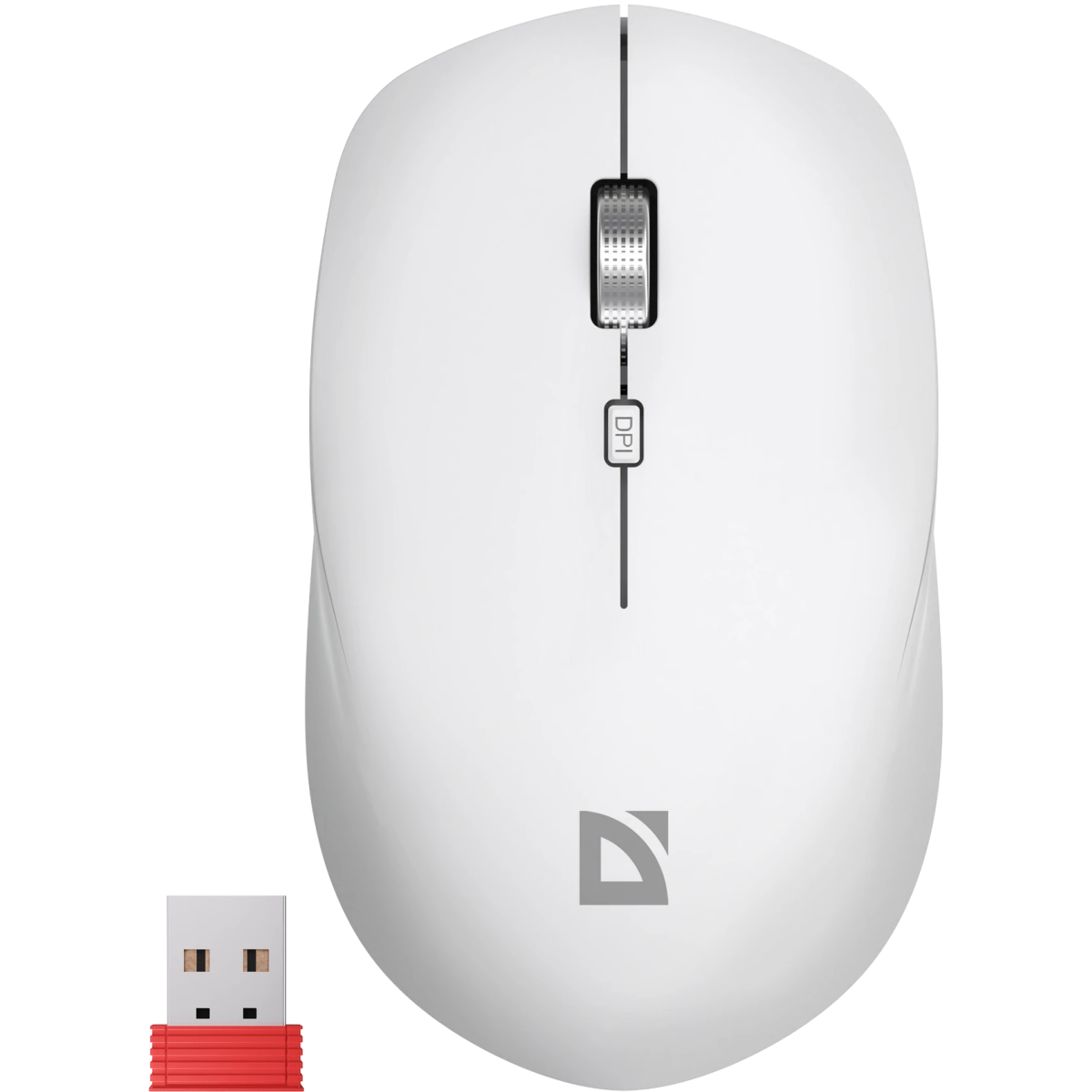 Мышь Defender Velvet MB-406 White (52407) — изображение 2