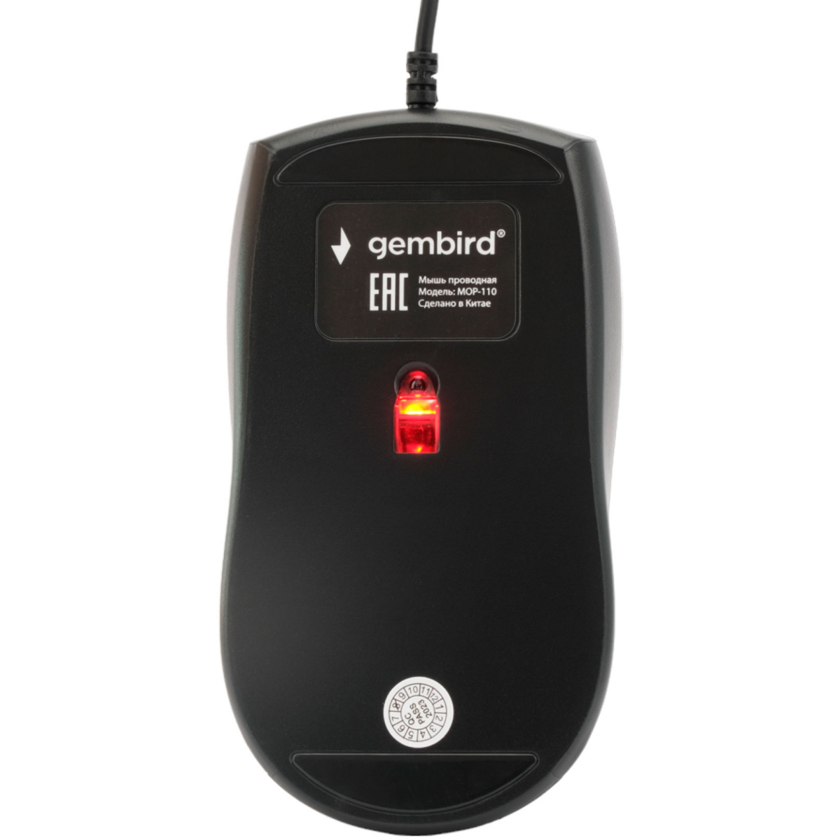 Мышь Gembird MOP-110 Black — изображение 2