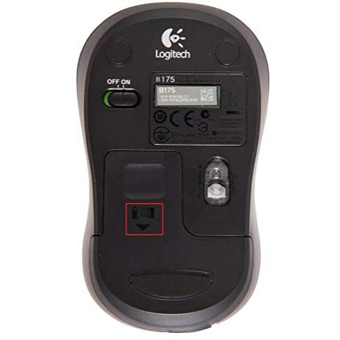 Мышь Logitech B175 Black/Grey (910-002635) — изображение 2