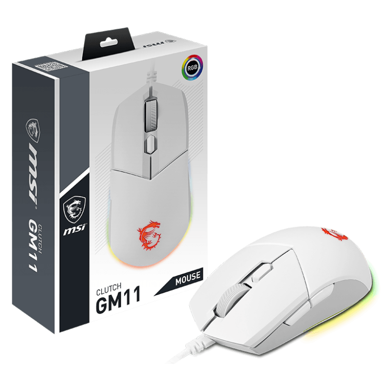 Мышь MSI Clutch GM11 White — изображение 5