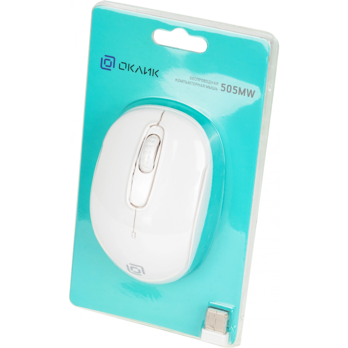 Мышь Oklick 505MW White — изображение 5