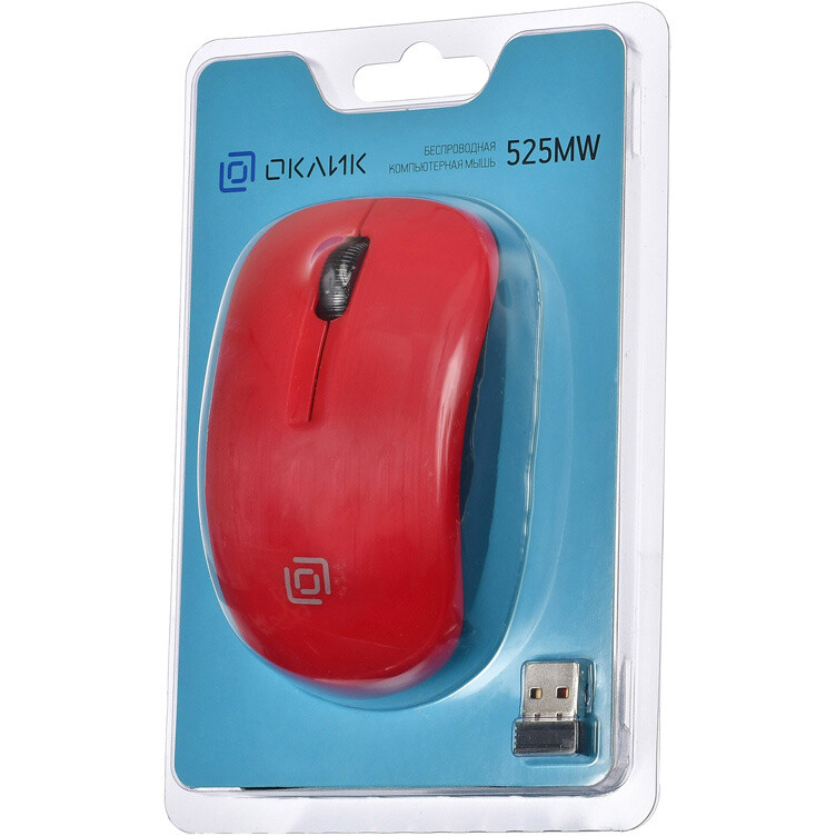 Мышь Oklick 525MW Red — изображение 7