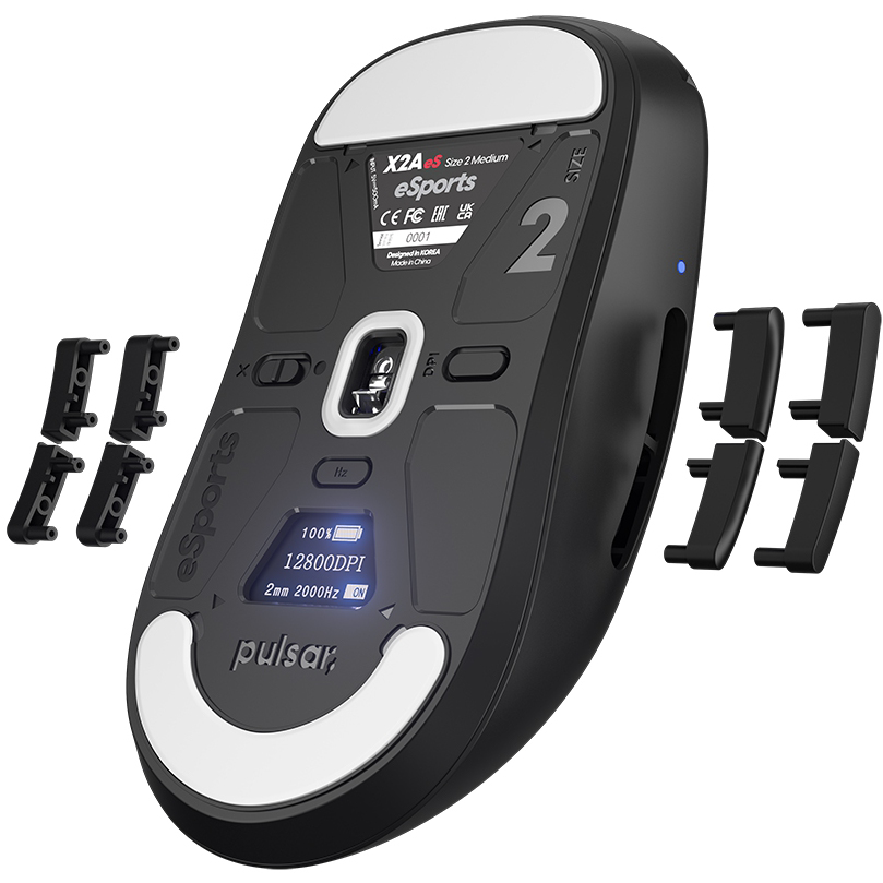 Мышь Pulsar X2 A eS Wireless Size 2 Black — изображение 4