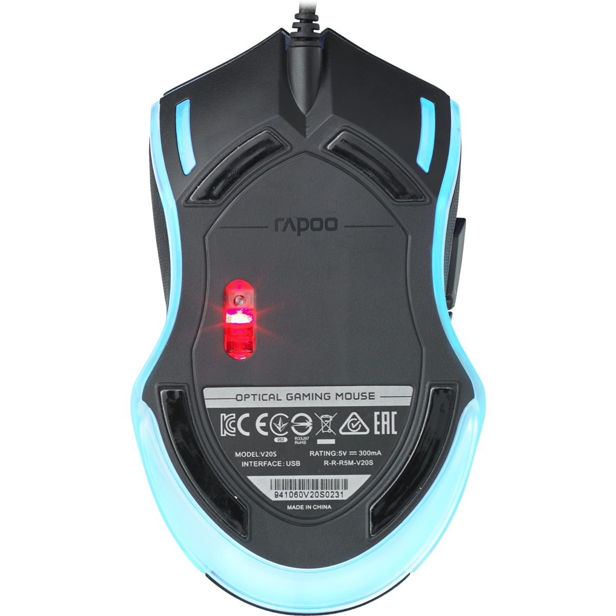 Мышь Rapoo V20S Black — изображение 7