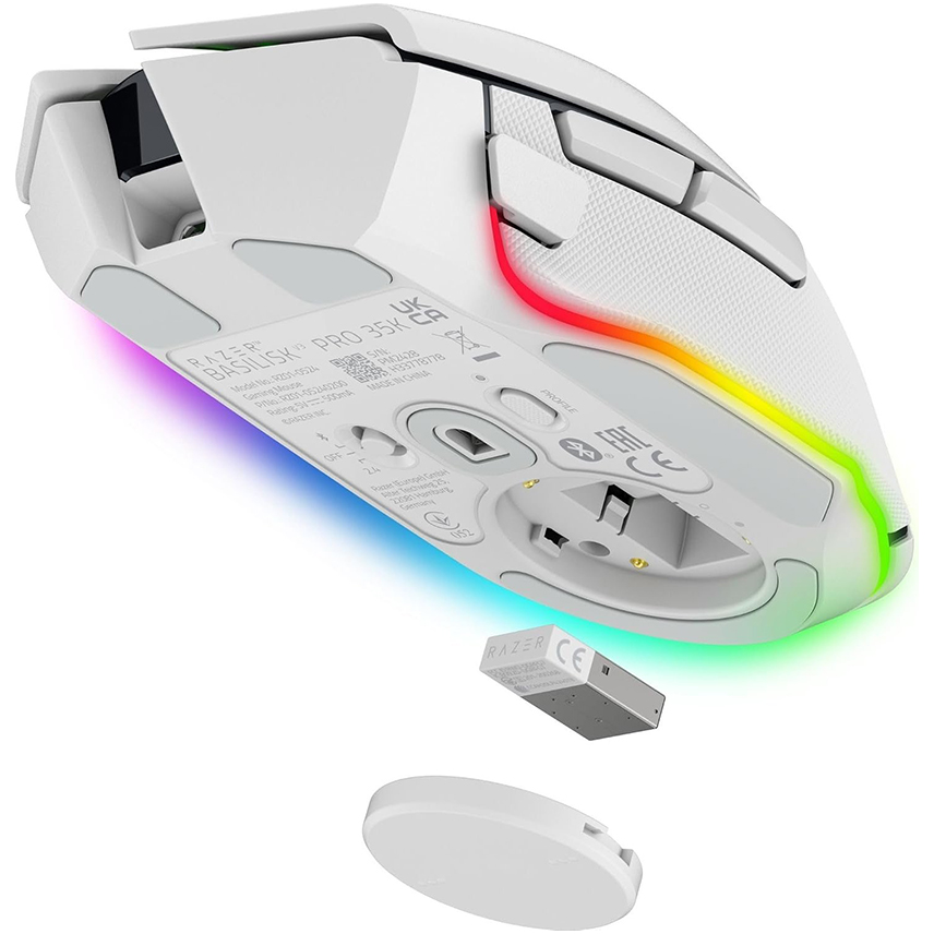 Мышь Razer Basilisk V3 Pro 35K White — изображение 4