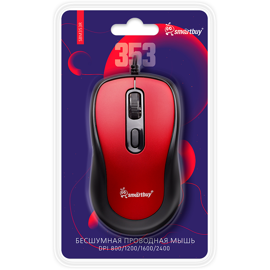 Мышь SmartBuy 353 Red — изображение 8