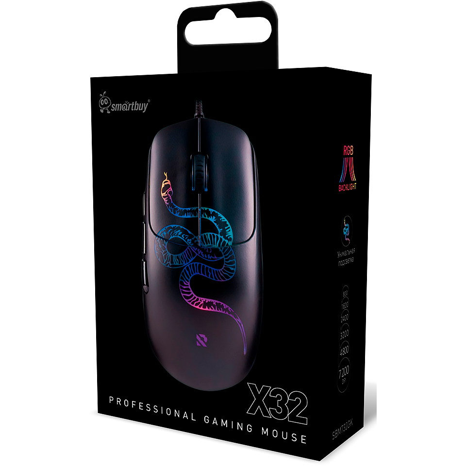 Мышь SmartBuy RUSH X32 Black — изображение 5