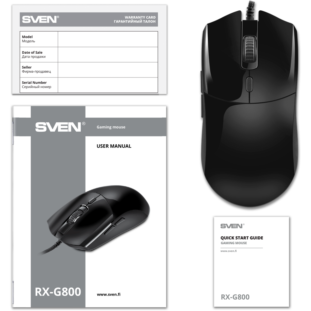 Мышь Sven RX-G800 Black — изображение 5