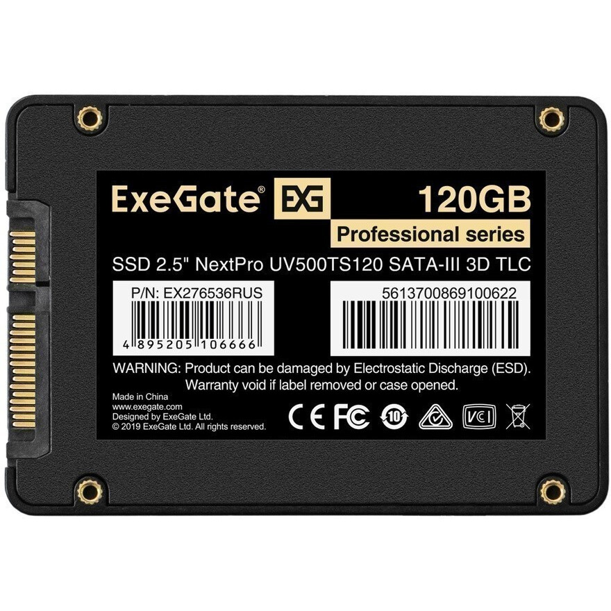 Накопитель SSD 120GB ExeGate NextPro 2.5" (UV500TS120) — изображение 3
