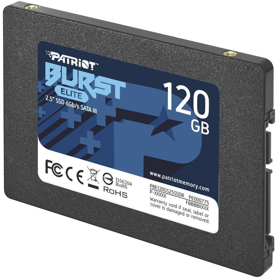 Накопитель SSD 120GB Patriot Burst Elite (PBE120GS25SSDR)