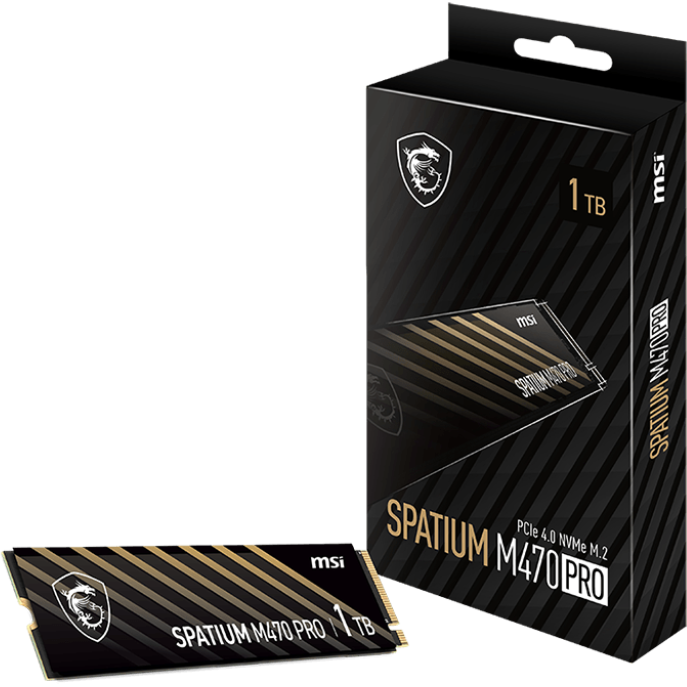 Накопитель SSD 1TB MSI SPATIUM M470 PRO (S78-440L0J0-P83) — изображение 5