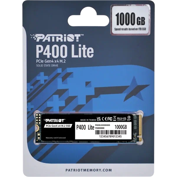 Накопитель SSD 1TB Patriot P400 Lite (P400LP1KGM28H) — изображение 4