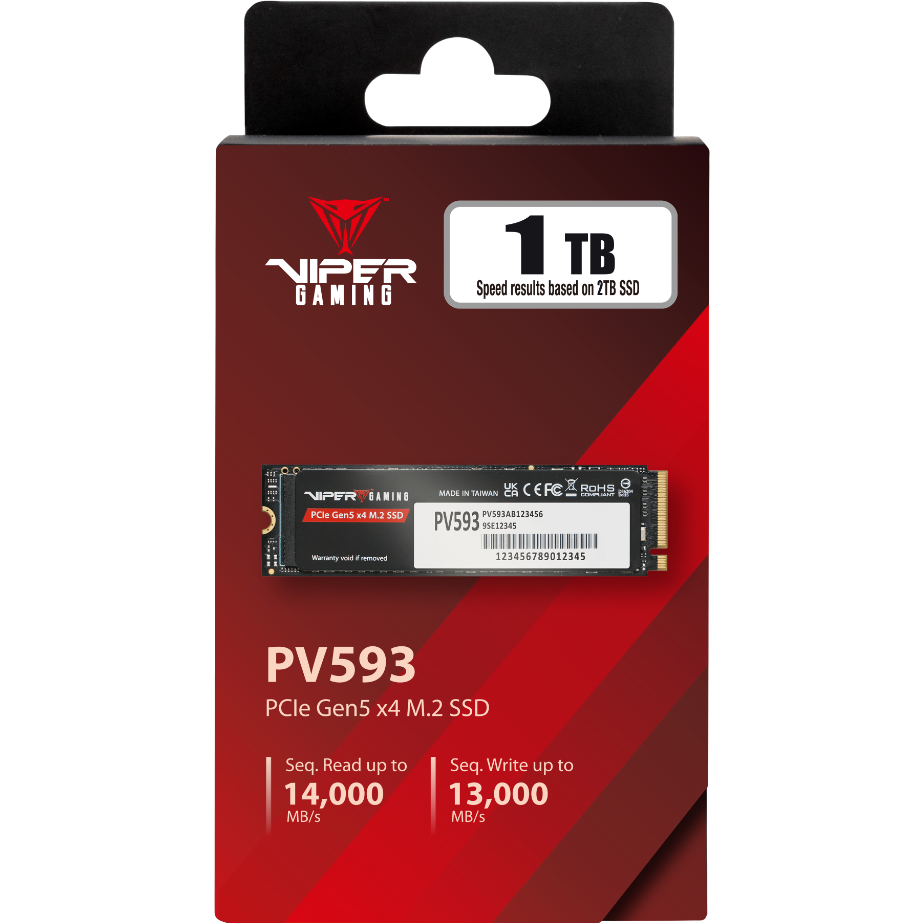 Накопитель SSD 1TB Patriot Viper PV593 (PV593P1TBM28H) — изображение 4