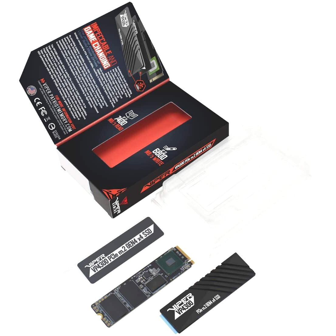 Накопитель SSD 1TB Patriot Viper VP4300 (VP4300-1TBM28H) — изображение 6