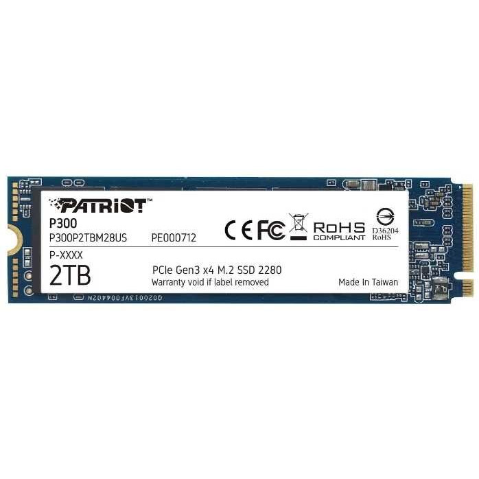 Накопитель SSD 2TB Patriot P300 (P300P2TBM28)