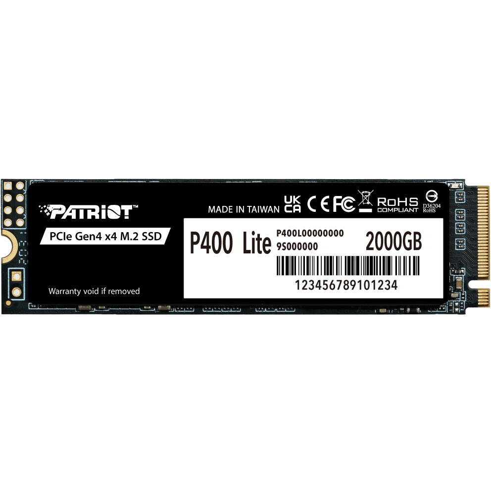 Накопитель SSD 2TB Patriot P400 Lite (P400LP2KGM28H)