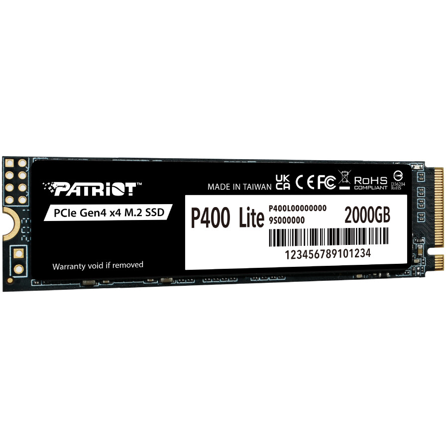 Накопитель SSD 2TB Patriot P400 Lite (P400LP2KGM28H) — изображение 2