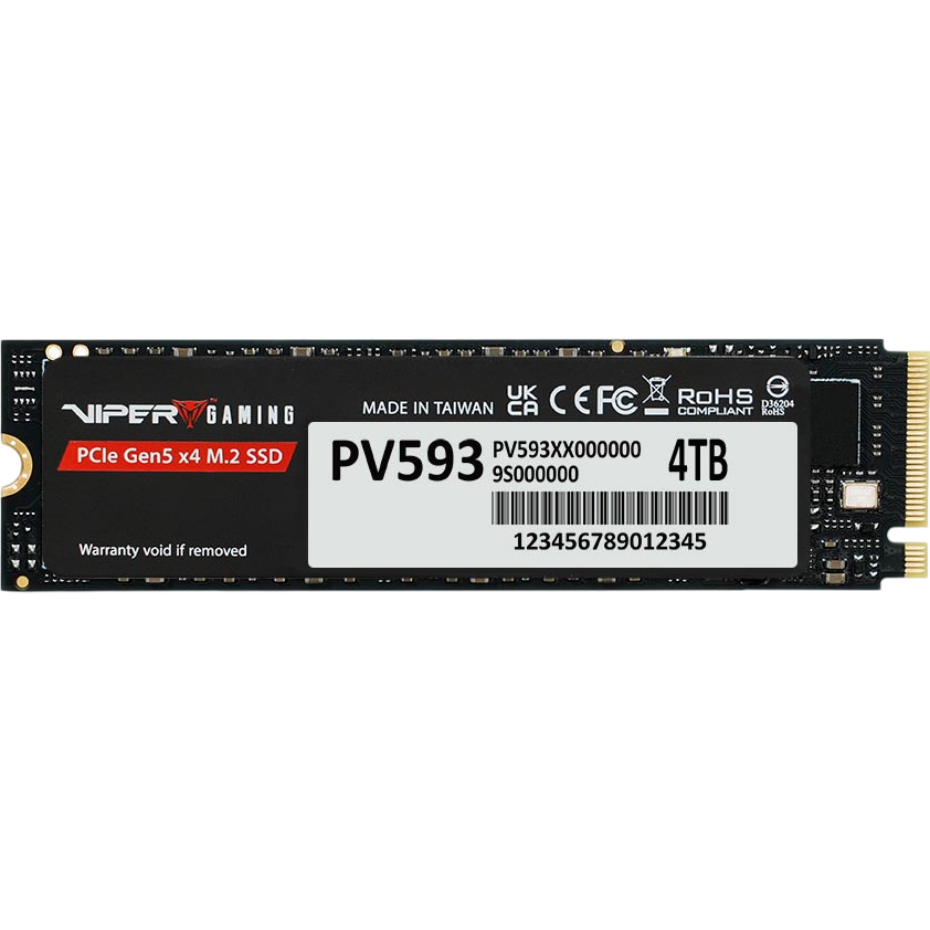 Накопитель SSD 4TB Patriot Viper PV593 (PV593P4TBM28H) — изображение 2