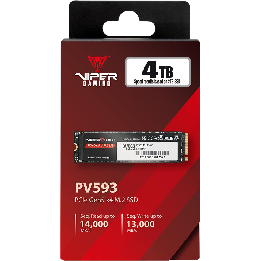 Накопитель SSD 4TB Patriot Viper PV593 (PV593P4TBM28H) — изображение 4
