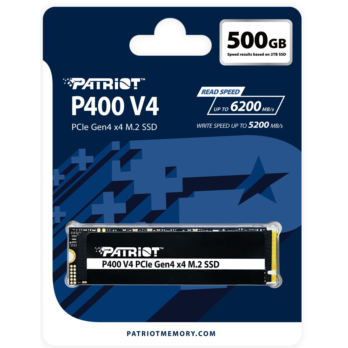 Накопитель SSD 500GB Patriot P400 V4 (P400VP500GM28H) — изображение 4