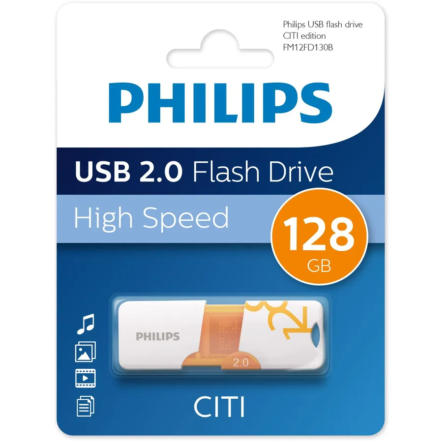 Накопитель USB 2.0 128GB Philips FM12FD130B/97