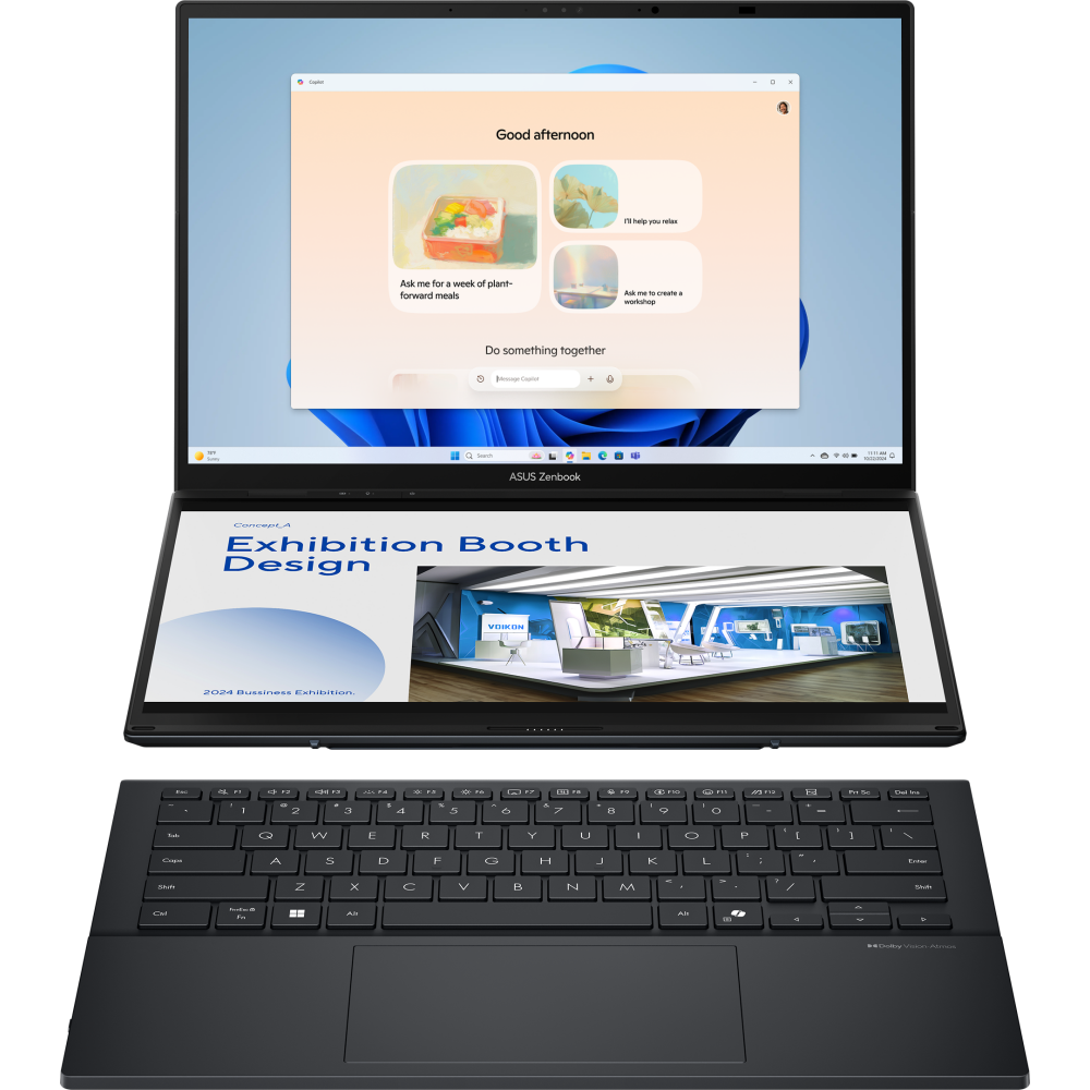 Ноутбук ASUS UX8406CA Zenbook Duo Inkwell Gray (QL345X) — изображение 3