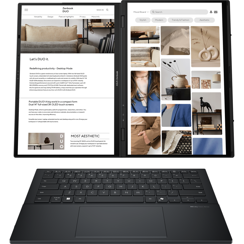 Ноутбук ASUS UX8406CA Zenbook Duo Inkwell Gray (QL460X) — изображение 6