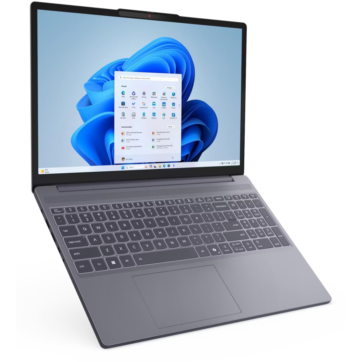 Ноутбук Lenovo IdeaPad Slim 3 15ARP10 Luna Grey (83K700GPFE) — изображение 4