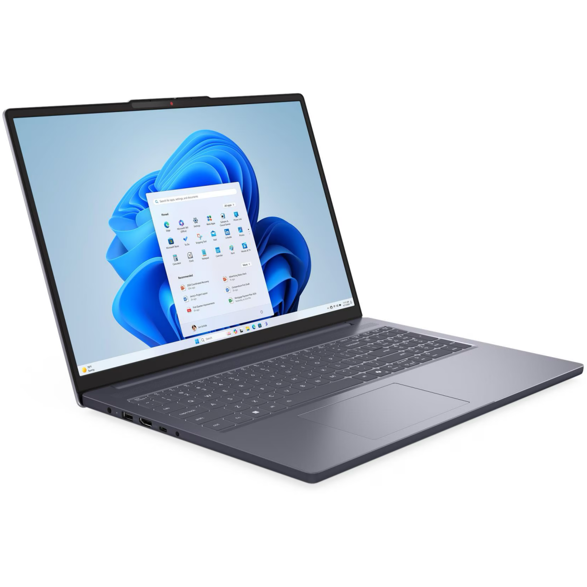 Ноутбук Lenovo Slim 3 16IRH10R Luna Grey (83K50006RK) — изображение 2