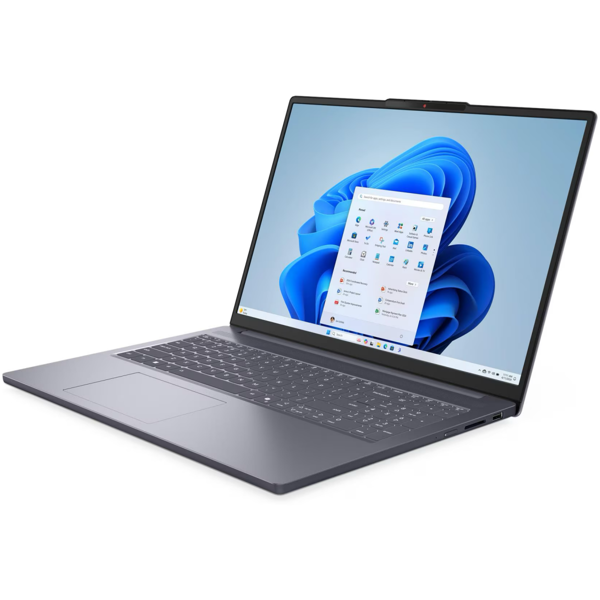 Ноутбук Lenovo Slim 3 16IRH10R Luna Grey (83K50006RK) — изображение 3