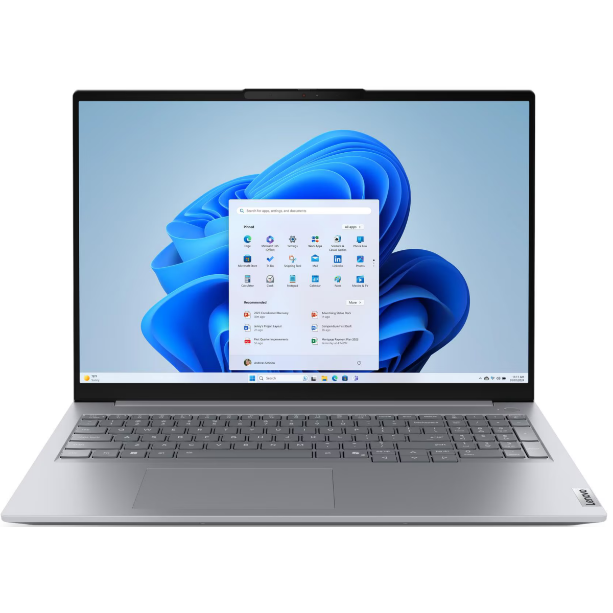 Ноутбук Lenovo ThinkBook 16 G9 IRL Arctic Grey (21US006FGQ)