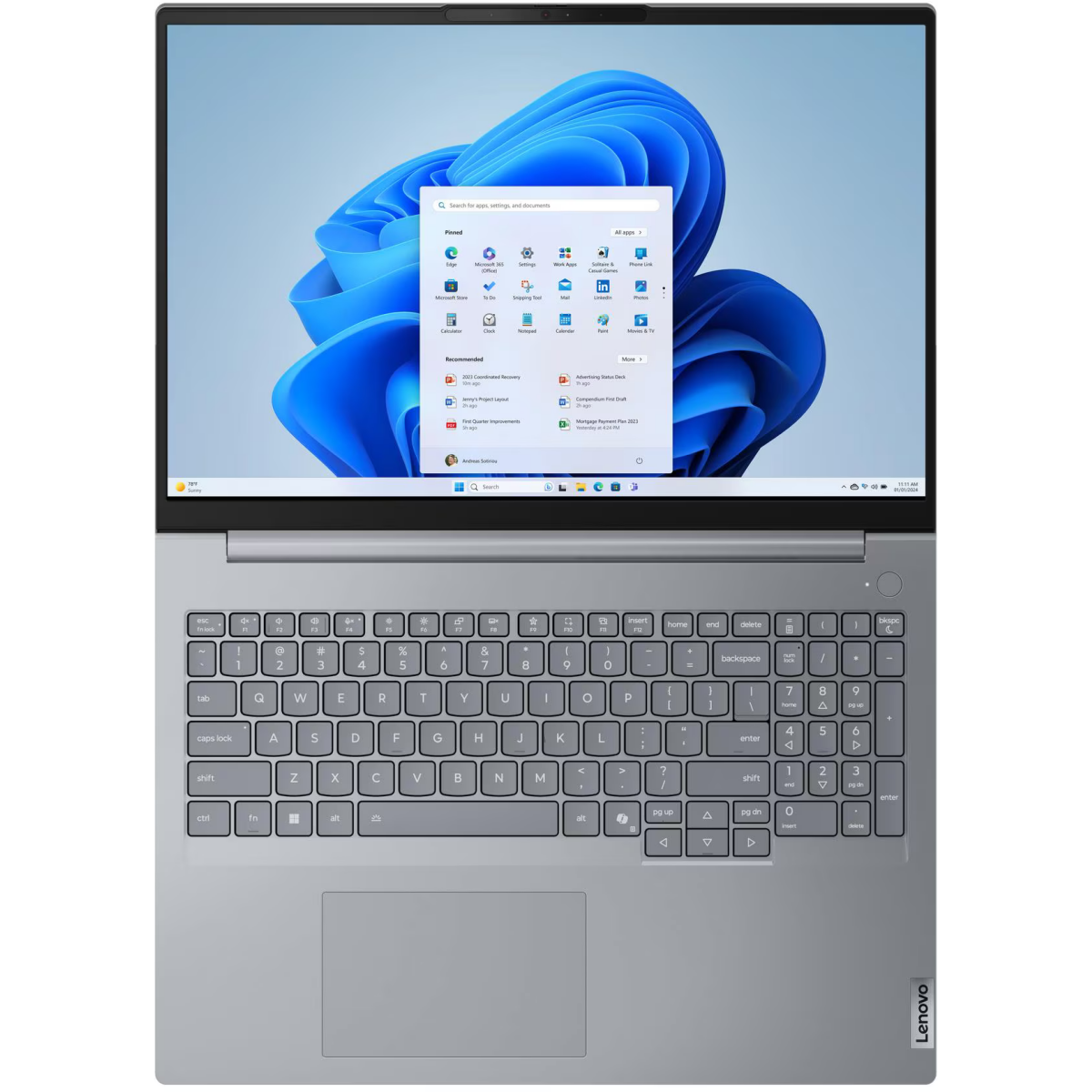 Ноутбук Lenovo ThinkBook 16 G9 IRL Arctic Grey (21US006FGQ) — изображение 8