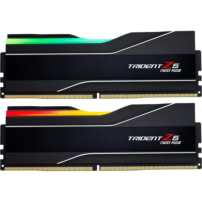 Оперативная память 128GB DDR5 6000MHz G.Skill Trident Z5 Neo RGB (F5-6000J3644D64GX2-TZ5NR) (2x64GB KIT) — изображение 2