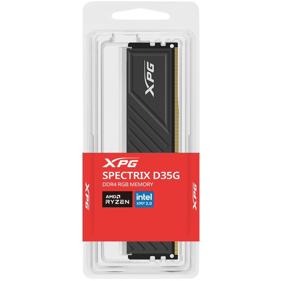 Оперативная память 16GB DDR4 3200MHz ADATA XPG Gammix D35G RGB (AX4U320016G16A-SBKD35G) — изображение 2