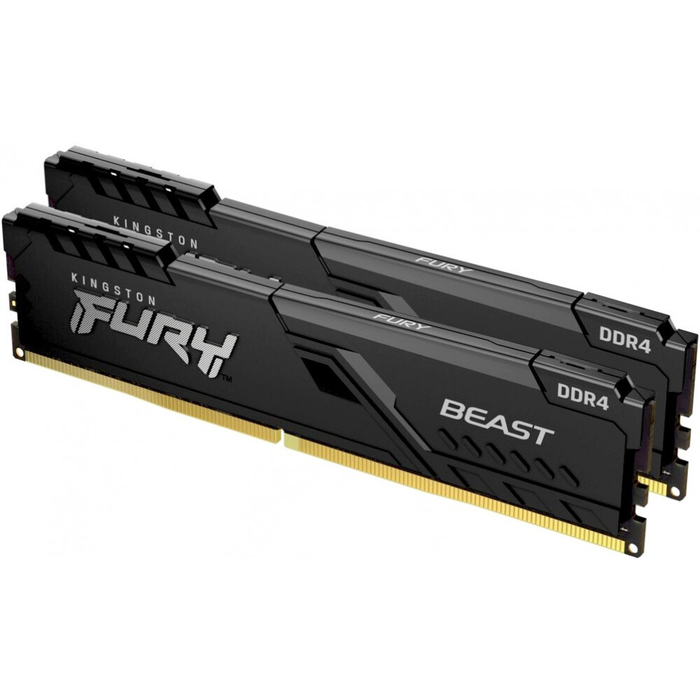 Оперативная память 16GB DDR4 3200MHz Kingston Fury Beast Black (KF432C16BBK2/16) (2x8GB KIT) OEM