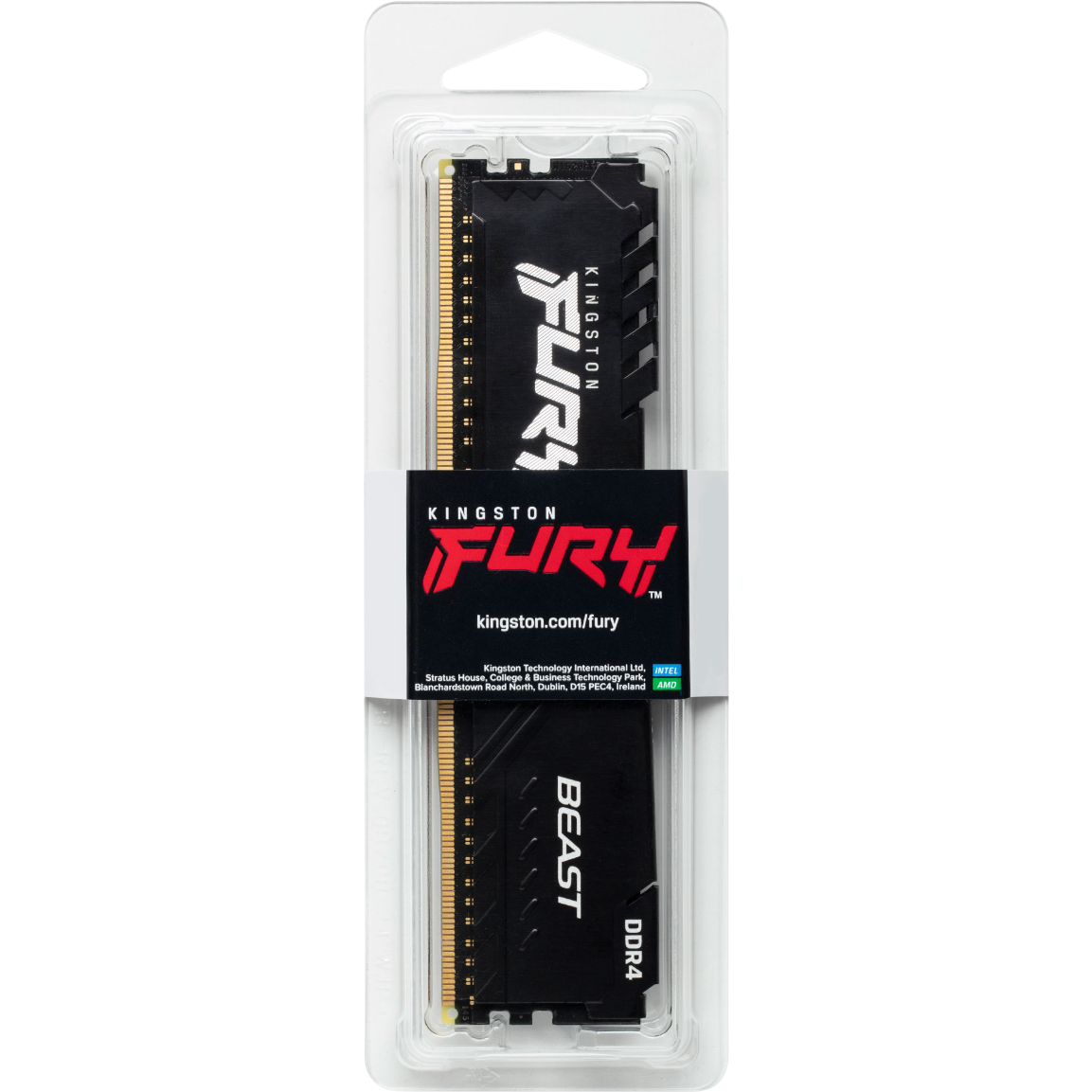 Оперативная память 16GB DDR4 3200MHz Kingston Fury Beast (KF432C16BB1/16WP) — изображение 3