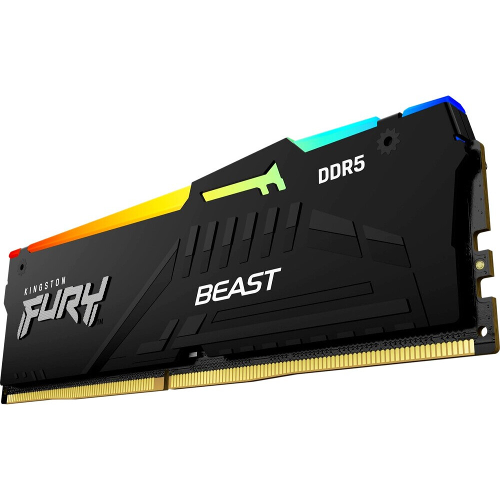 Оперативная память 16GB DDR5 5200MHz Kingston Fury Beast RGB (KF552C40BBA-16) — изображение 4