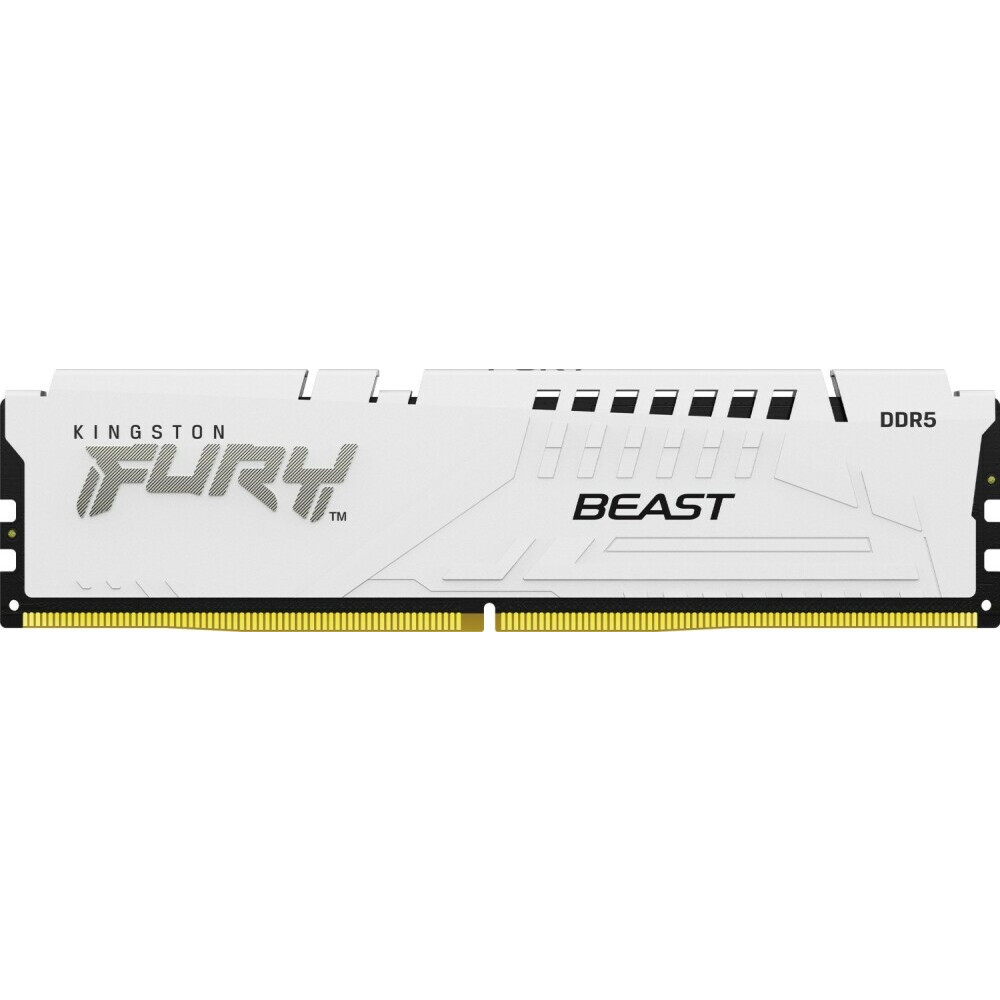 Оперативная память 16GB DDR5 5200MHz Kingston Fury Beast White (KF552C40BW-16) — изображение 2