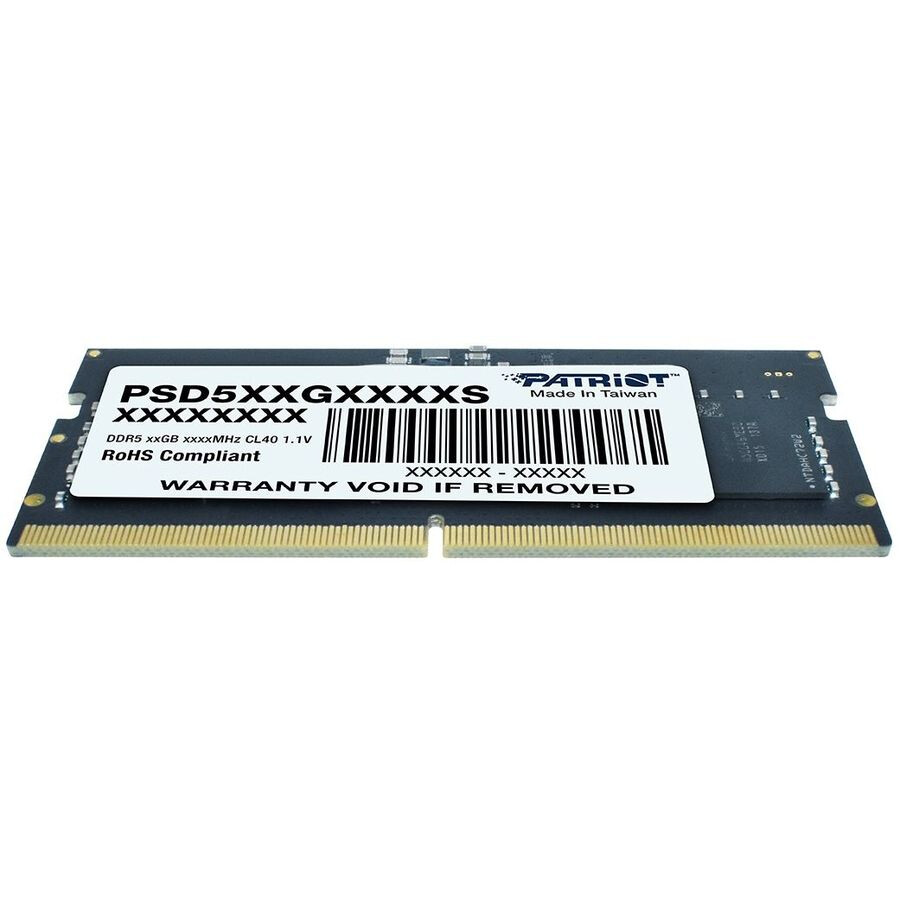 Оперативная память 32GB DDR5 4800MHz Patriot SO-DIMM (PSD532G48002S) — изображение 2