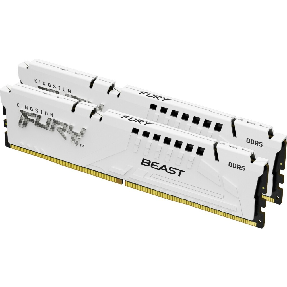 Оперативная память 32GB DDR5 5200MHz Kingston Fury Beast White (KF552C40BWK2-32) (2x16GB KIT)