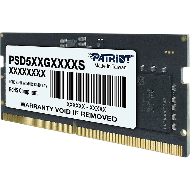 Оперативная память 32GB DDR5 5600MHz Patriot Signature Line SO-DIMM (PSD532G56002S) — изображение 5