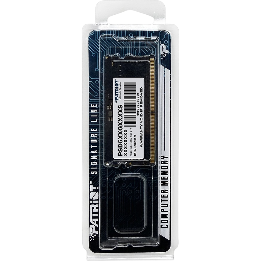 Оперативная память 32GB DDR5 5600MHz Patriot Signature Line SO-DIMM (PSD532G56002S) — изображение 6