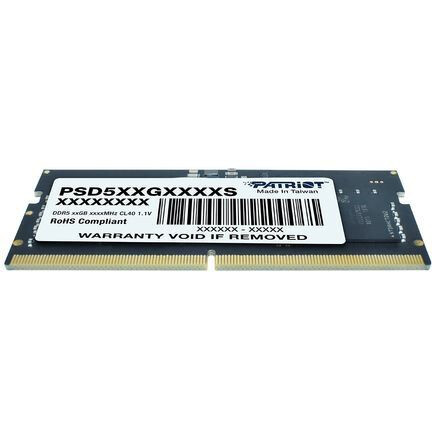 Оперативная память 8GB DDR5 5600MHz Patriot Signature Line SO-DIMM (PSD58G560041S) — изображение 2