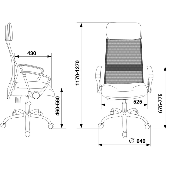 Офисное кресло Бюрократ KB-6N/SL/B/TW-11 — изображение 5