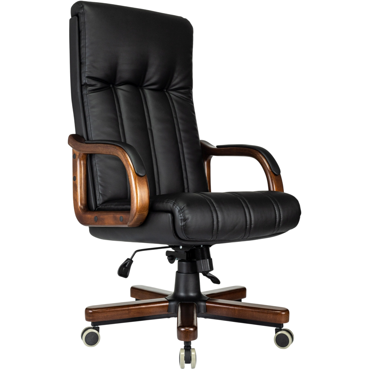 Офисное кресло Бюрократ T-9932 Walnut Eco Black
