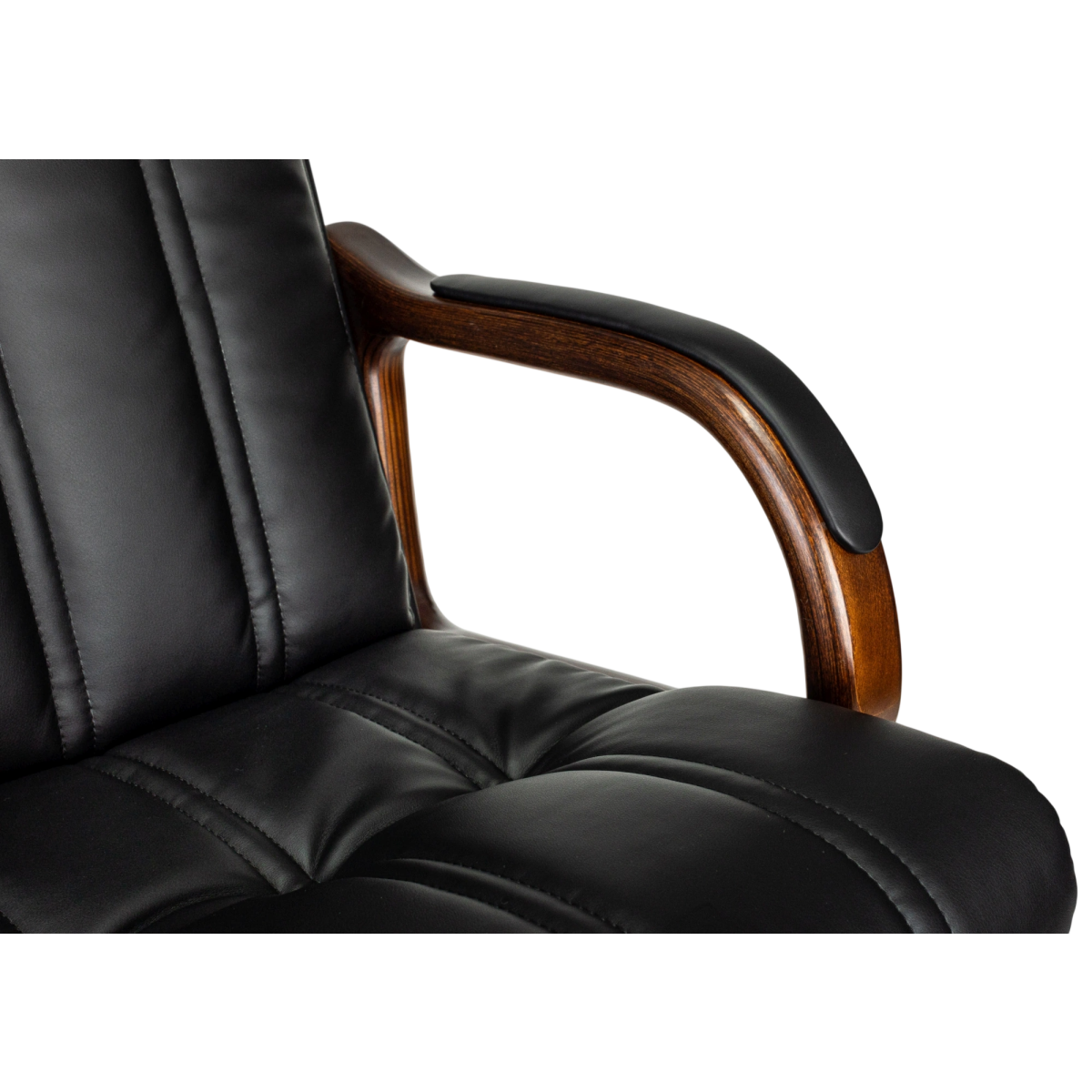 Офисное кресло Бюрократ T-9932 Walnut Eco Black — изображение 8