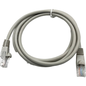 Патч-корд Buro UTP-5E-1M-G-LSZH, 1м