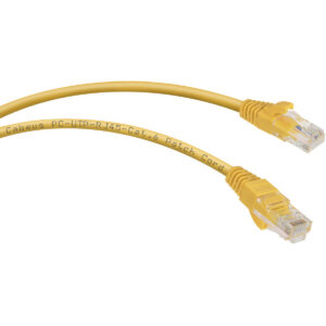 Патч-корд Cabeus PC-UTP-RJ45-Cat.6-1.5m-YL, 1.5м